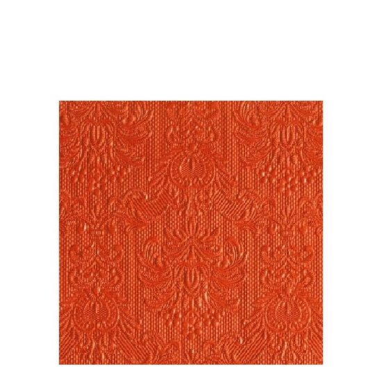 PAK51 - 12505502 Servetele embosate 15buc. - 25x25cm - Elegance orange - Ambiente