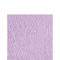 PAK119 - 12505506 Servetele embosate 15buc. - 25x25cm - Elegance light purple - Ambiente