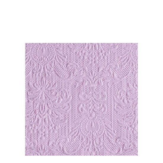 PAK119 - 12505506 Servetele embosate 15buc. - 25x25cm - Elegance light purple - Ambiente