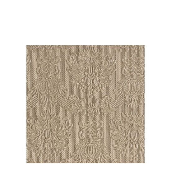 PAK123 - 12505509 Servetele embosate 15buc. - 25x25cm - Elegance gri taupe - Ambiente