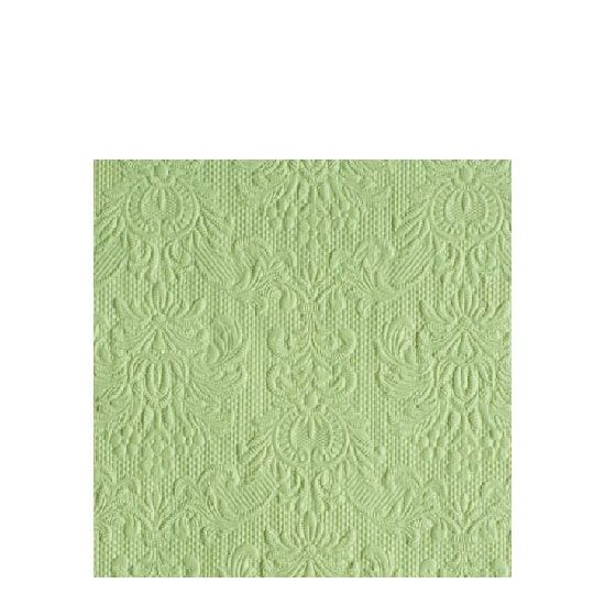 PAK106 - 12507907 Servetele embosate 15buc. - 25x25cm - Elegance pale green - Ambiente