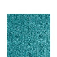 PAK50 - 12507906 Servetele embosate 15buc. - 25x25cm - Elegance petrol - Ambiente
