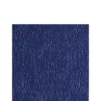 PAK76 - 12507030 Servetele embosate 15buc. - 25x25cm - Elegance blue - Ambiente