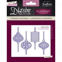 DS-C-CLANT Set 4 cuttere Chinese Lanterns - Crafters Companion