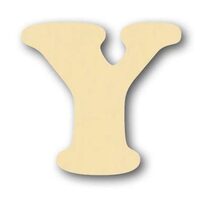 GKLSY - litera Y - lemn / placaj 10 cm h. STAMP.
