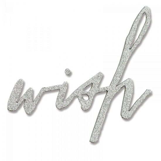 A - 660984 Cutter Bigz - Handwritten Wish - Sizzix
