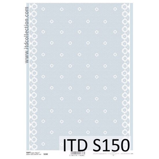 S150 - Hartie decupaj - SOFT - A4, 40gr - ITD