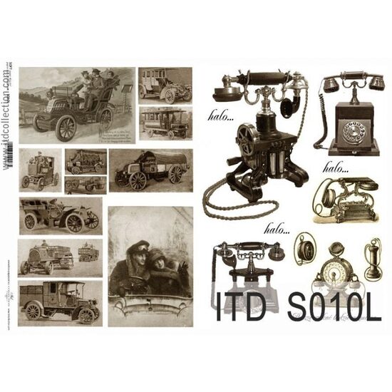 S010L - Hartie decupaj - SOFT - A3, 40gr - ITD