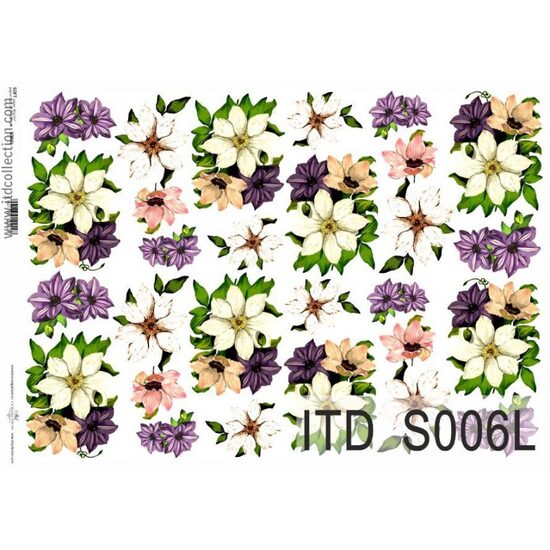 S006L - Hartie decupaj - SOFT - A3, 40gr - ITD