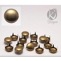 GR8AB - Accesorii metalice, tinte bronz, rotunde 8mm - nickel free - 50buc - KI-SIGN