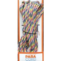 34226 - Sfoara pentru impletit - multicolora - 5m x 4mm - PARACORD Hotex