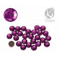 C-STRASS-5PURPLE - Strasuri, termocolante purpurii, 60buc - 5mm - KI-SIGN
