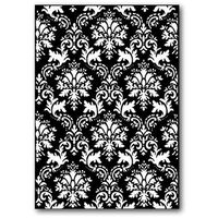 DFTD11 - Rub-on - Abtibild - stiker decorativ alb - 15x22cm - Stamperia