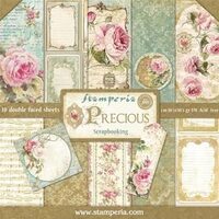 SBBL24 - Bloc 10 coli scrapbooking cu 2 fete, 30.5x30.5cm, 170gr.- Precios - Stamperia