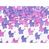 KONS16R - Confetti carucior mov si roz , 15gr. - PARTY-S
