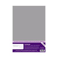 CP10-PLAT Set 10 coli perlate A4, 300gr, Platinum - Crafters Companion