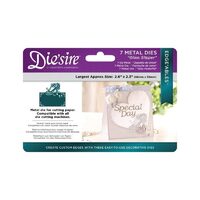 DS-EDG-GLASS Set 7 cuttere Glass Slipper - Crafters Companion