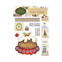 RC-ST-FIG Stampila cauciuc Romany Christmas Figgy Pudding - Crafters Companion