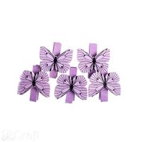 CEOZ-103 Set 5 clestisori violet cu fluturasi - DP CRAFT