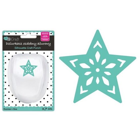 JCDZ-515-008 Perforator 3.7 cm Stea dantelata - DP CRAFT