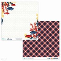 PYDU-009-P02 Hartie scrap booking - 30.5x30.5 Marine 2 - DP CRAFT