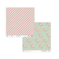 PYDU-010-P03 Hartie scrap booking - 30.5x30.5 Tropical Dreams 3 - DP CRAFT