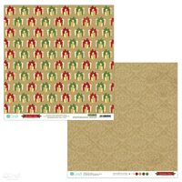 PYDU-011-P04 Hartie scrap booking - 30.5x30.5 Christmas Time 4 - DP CRAFT