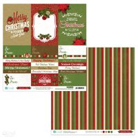PYDU-011-P07 Hartie scrap booking - 30.5x30.5 Christmas Time 7 - DP CRAFT