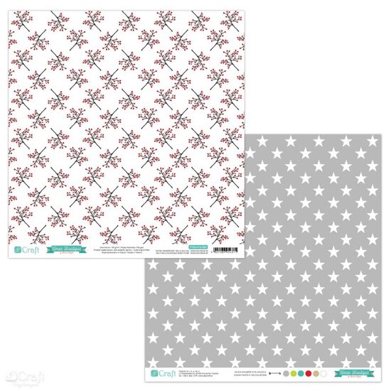PYDU-012-P03 Hartie scrap booking - 30.5x30.5 Xmas Boutique 3 - DP CRAFT