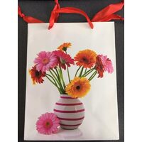 488422 - Punga cadou hartie cu Gerbera - 18x23x10cm - ANT-CH