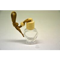 357571 - Sticluta in forma de inima, cu dop si sfoara ANT-CH