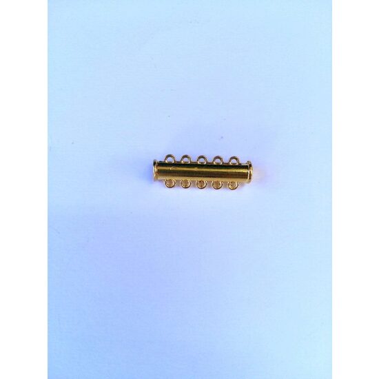 380510 - Distantier auriu 3 cm , 5 agatatori - ANT-CH