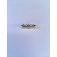 380512 - Distantier argintiu 3 cm , 5 agatatori - ANT-CH