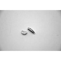 366496 - Distantier argintiu cu pietricele 6mm - ANT- CH