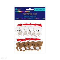 KSFI-122 - Set 10 figurine fetru autoadezive - ursuleti - DP CRAFT