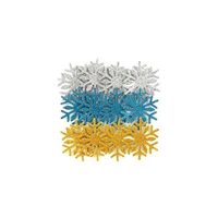 KSPI-113 - Set 12 fulgi foam aurii/albastrii/argintii - DP CRAFT