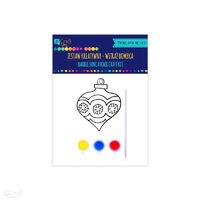 KSWB-002 - Set creativ de pictat + culori - glob - DP CRAFT