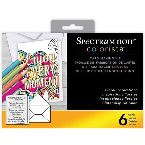 SPECN-C-PKIT-FLO- Kit pt confectionat felicitari Colorista - Floral - CRAFTERS