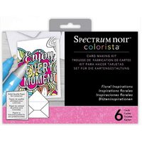 SPECN-C-MKIT-FLO - Kit pt confectionat felicitari Colorista - Floral Inspirations - Craftersard