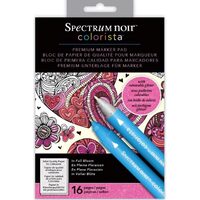 SPECN-C-MP4-BLO - Bloc 16 planse de colorat Colorista - A4 - In full Bloom - Crafters