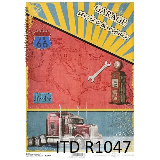 R1047 - Hartie orez A4, 25 - 30gr - ITD