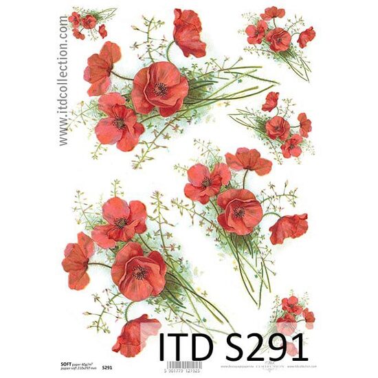 S291 - Hartie decupaj - SOFT - A4, 40gr - ITD