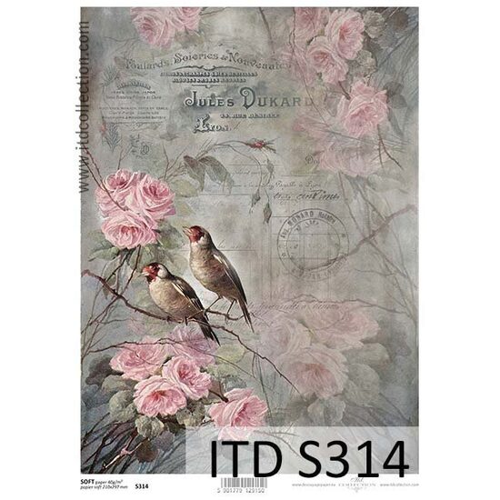 S314 - Hartie decupaj - SOFT - A4, 40gr - ITD