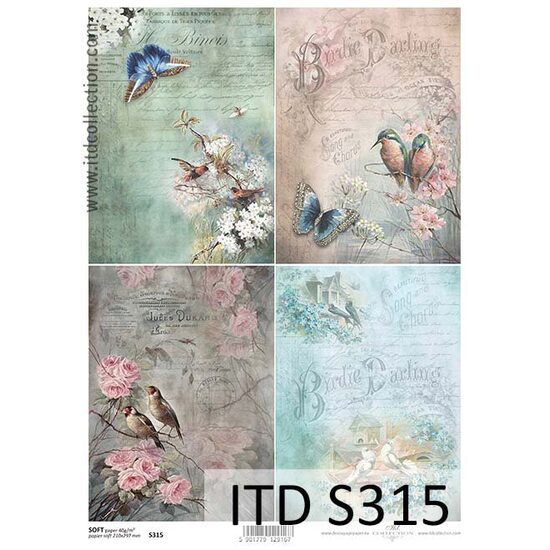 S315 - Hartie decupaj - SOFT - A4, 40gr - ITD