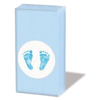 12209420 Set 10 servetele mini 21.5x22 - Baby Steps boy