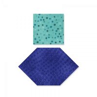 I - 660917 Cutter Bigz - Honeycombs & Squares - fagure de albine si patrate - Sizzix