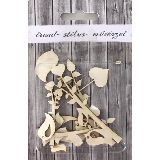 27802 - Figurine lemn - pasarele pe ramuri - Pentart