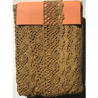 371823 - Dantela bumbac 3.5 x 18.29m - maro deschis - ANT-CH