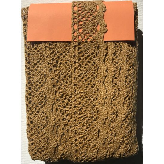 371823 - Dantela bumbac 3.5 x 18.29m - maro deschis - ANT-CH