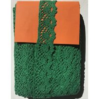 371826 - Dantela bumbac 3 x 18.29m - verde - ANT-CH